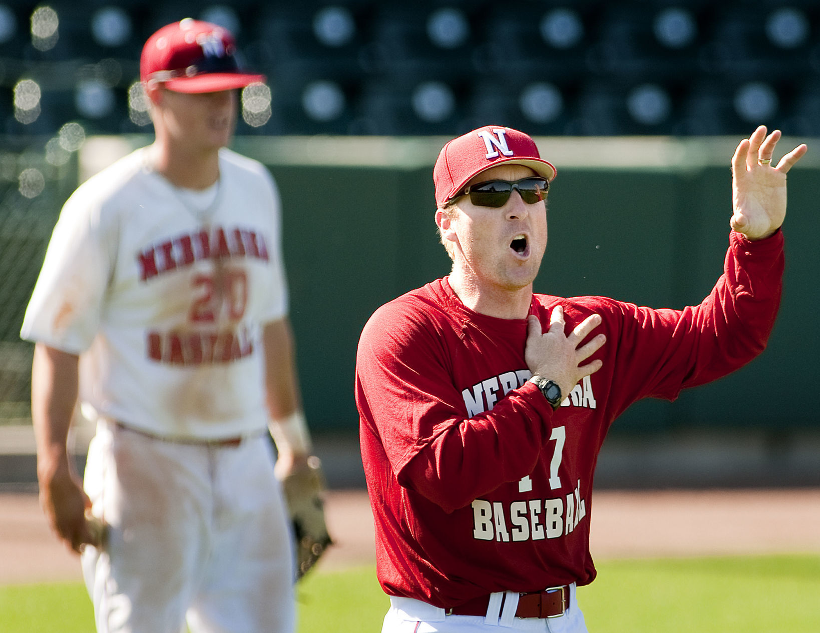 Husker fall baseball practice